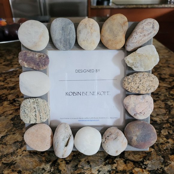 Picture Frame - Unique Hand-Crafted with Cool Rocks - Picture 8 of 10